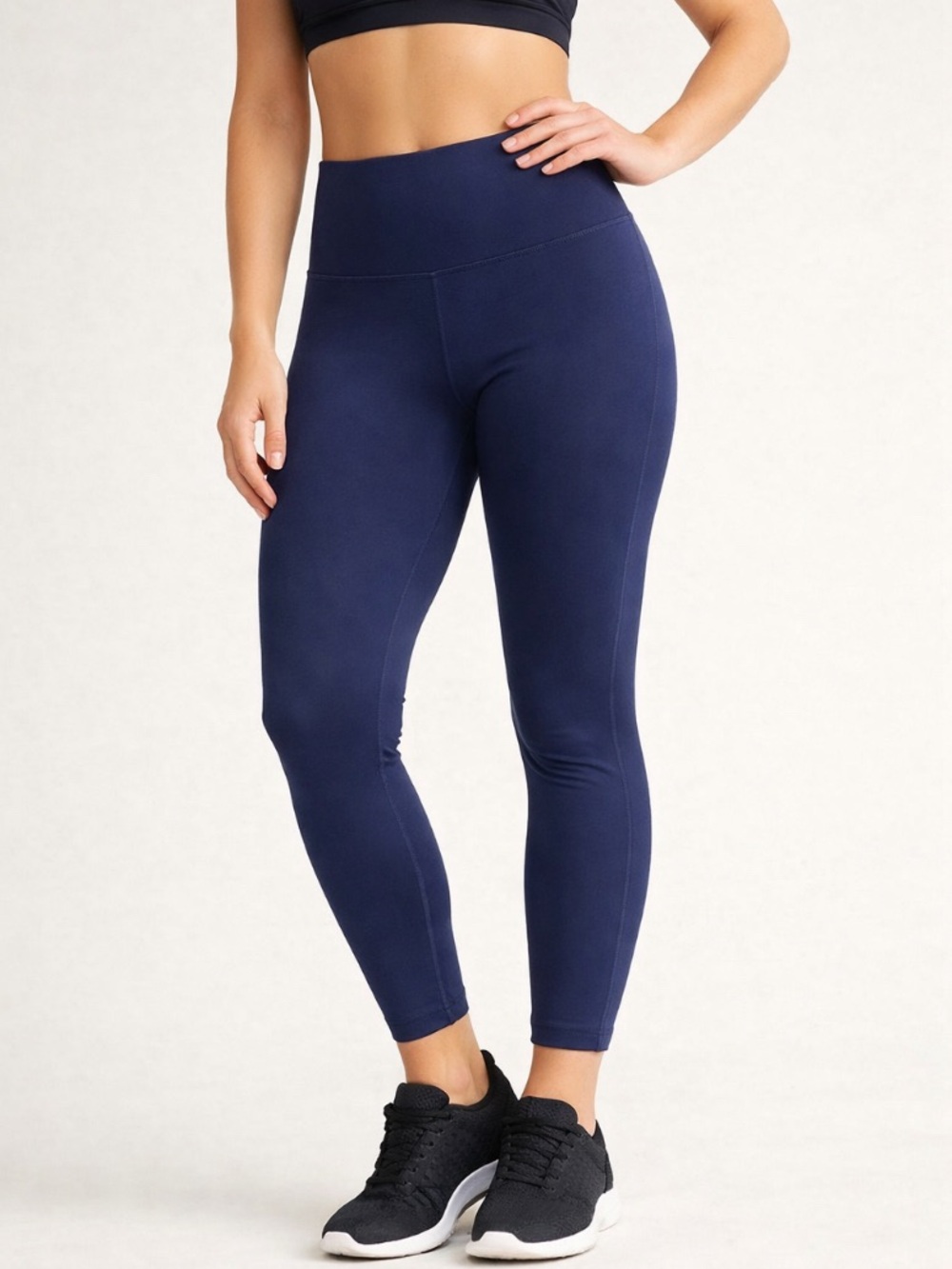 Hyba Sculptor navy blue high rise sculpting yoga workout tights leggings large